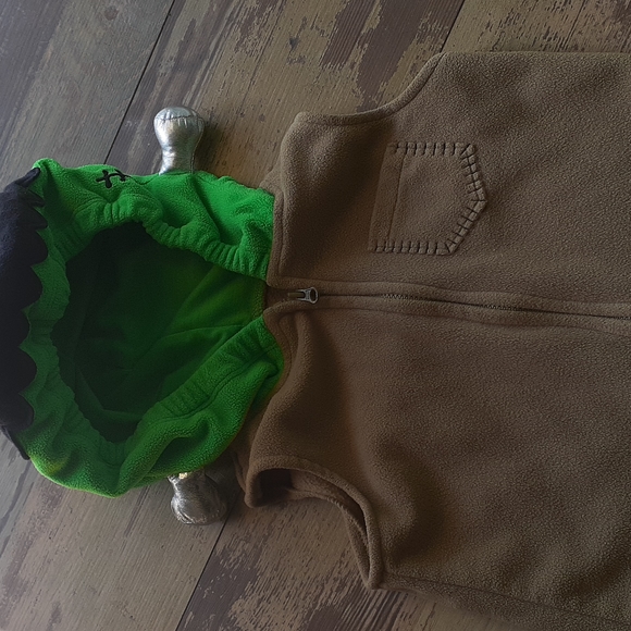 BUNDLE ONLY Carters Costume Fleece Frankinstien Zip Vest - Picture 2 of 4